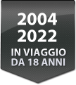 2004 - 2022 in viaggio da 18 anni