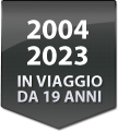 2004 - 2023 in viaggio da 19 anni